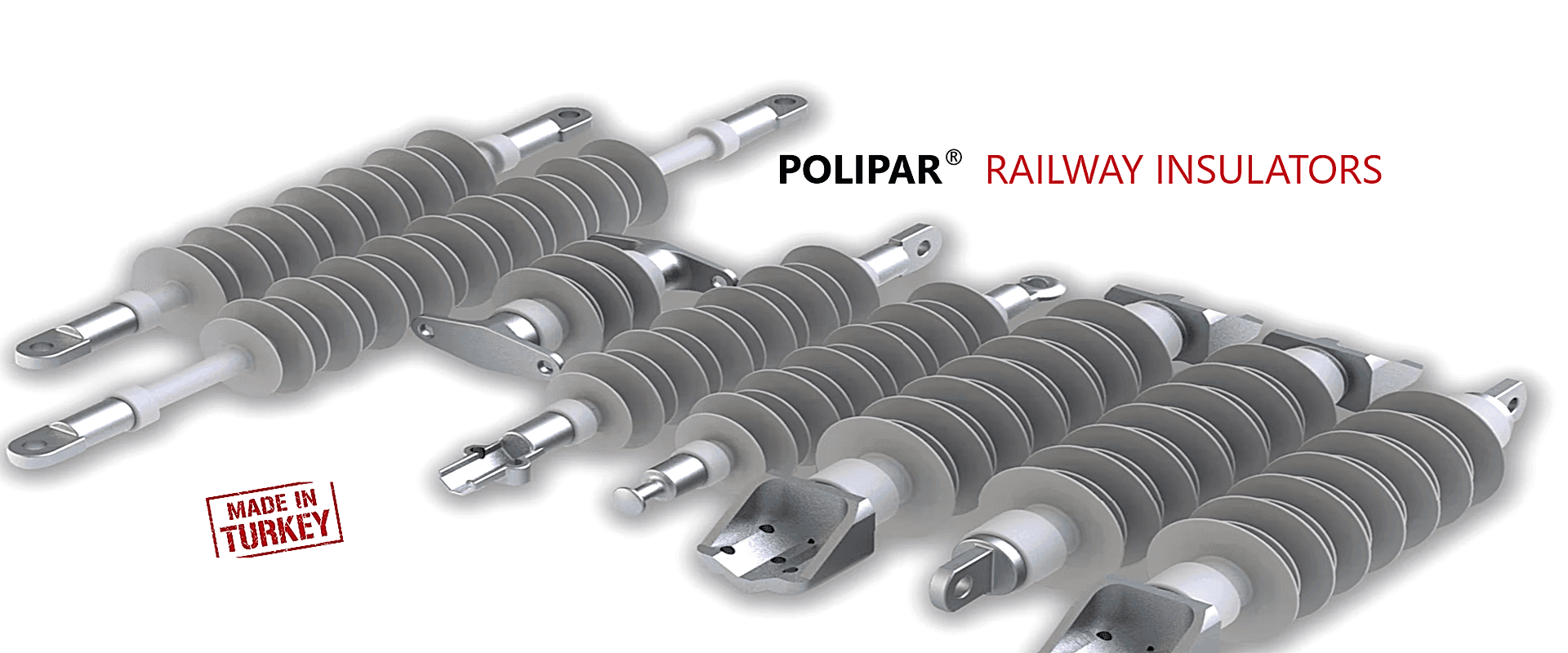 54 railway insulator demir yolu izolatör polipar 