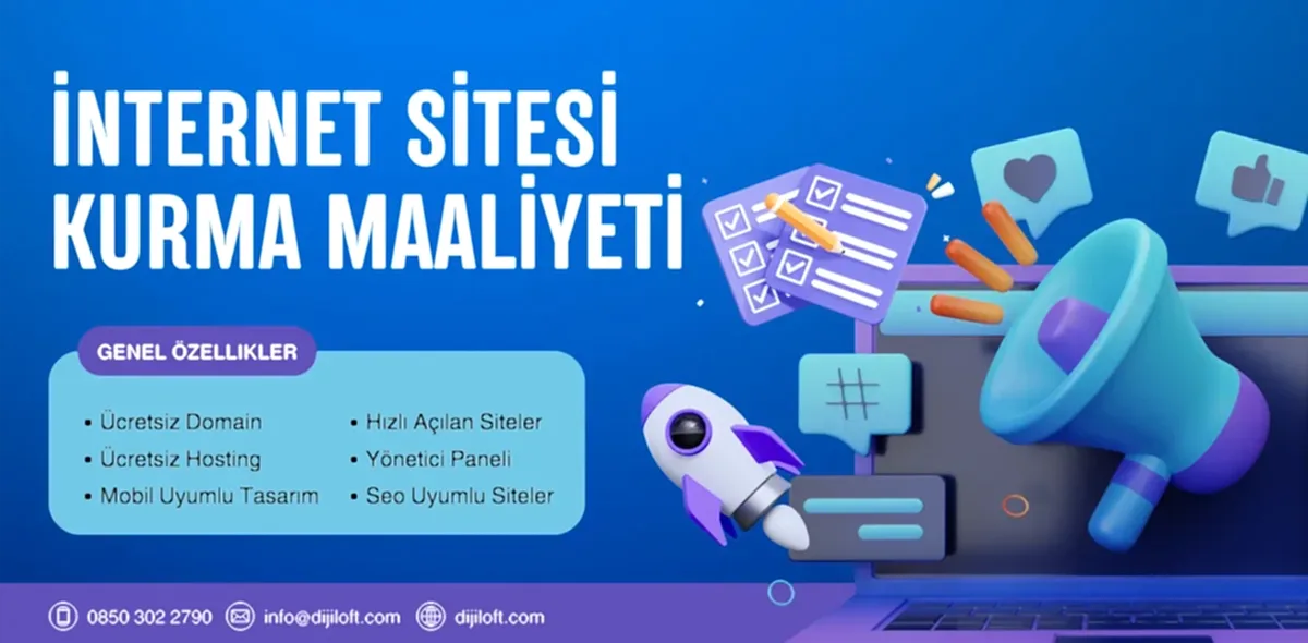 internet sitesi kurma maliyeti
